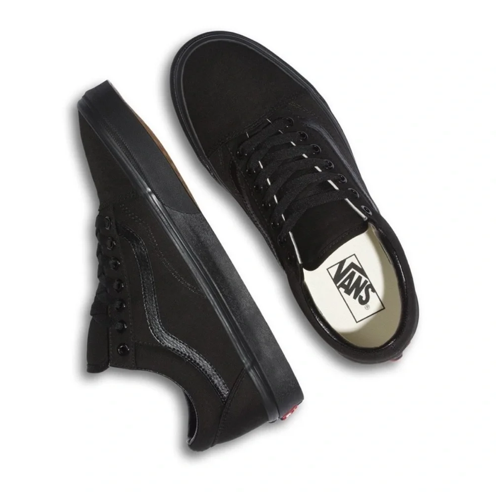 Vans Womens Old skool Triple Black VN000D3HBKA - Picture 4 of 5